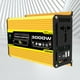 thumbnail image 4 of Inversor Coche 3000W Convertidor Corriente USB Dual 3000W (Amarillo 12V A 110V), 4 of 9