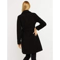 thumbnail image 5 of Motherhood Maternity Belted Maternity Wrap Coat, 5 of 6