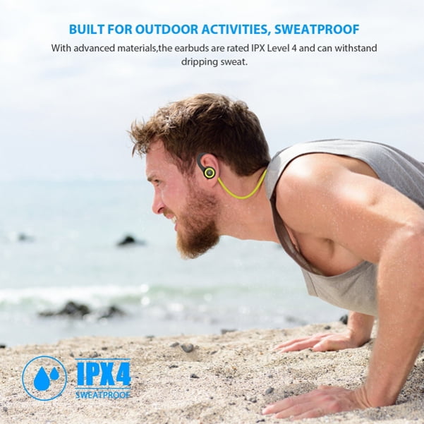 Sports Wireless Headset for iPhone 11/Pro/Max - Earphones With Mic Neckband Headphones Earbuds Hi-Fi Sound O1G