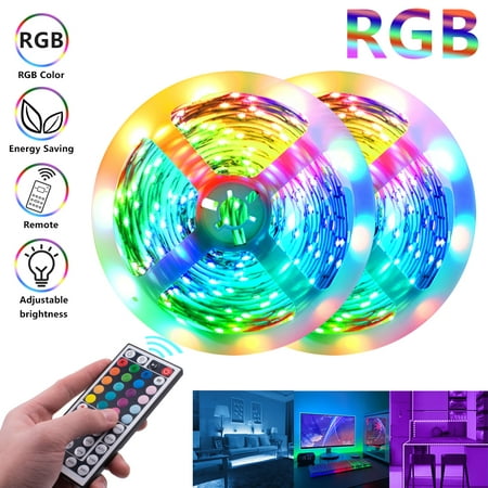 

Led Strip Lights 5 Meter Smart Light Strips with Remote Control 5050 RGB Led Lights for Bedroom Party Home Decoration