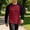 (Fashion 6)Red, variant on Aimik Raglan Sport Top for Men Long Sleeve Crew Neck T-Shirt Gym Shirt Fashion Contrast Sleeve Casual Base Layer Top for All Season