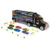 Best Choice Products Kids 2-Sided Transport Car Carrier Semi Truck Toy w/ 18 Cars And 28 Slots