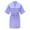 Purple, variant on Children Baby Kid Girl Solid Summer Kimono Robes Bathrobe Sleepwear Clothes Coat