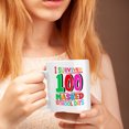 thumbnail image 2 of I Survived 100 Masked School Days, White 11oz Ceramic Mug, 2 of 5