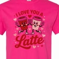 thumbnail image 4 of Inktastic I Love You a Latte Valentines Coffee Love T-Shirt, 4 of 5