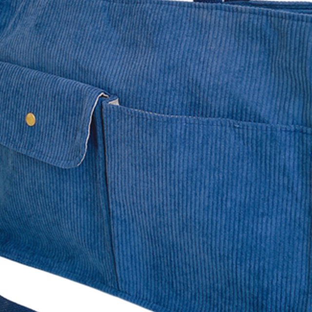 Bolso bandolera de pana Bolsos de mensajero de moda Simple informal para vacaciones de fin de semana