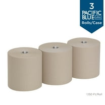 Georgia-Pacific Pacific Blue Ultra 8" High-Capacity Paper Towel Roll, 26496, 3 Rolls per Case