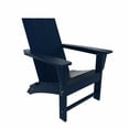 thumbnail image 4 of WestinTrends Ashore Modern Farmhouse Outdoor Folding Adirondack Chair, Navy Blue, 4 of 9