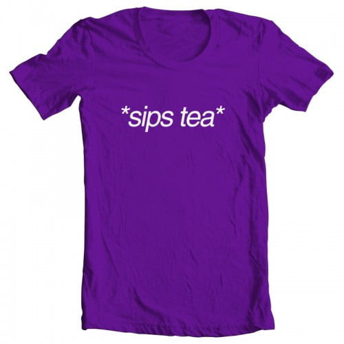 GEEK TEEZ Sips Tea Original Artwork 