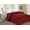 Red, variant on Celine Linen Down Alternative Double Filled Comforter KingCal King , Black