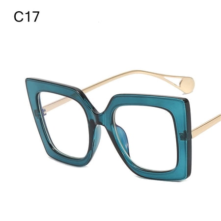Women/Men Computer Gaming Square Fram Goggles Eyewear Oversized Sunglasses Anti Blue Light Glasses C17