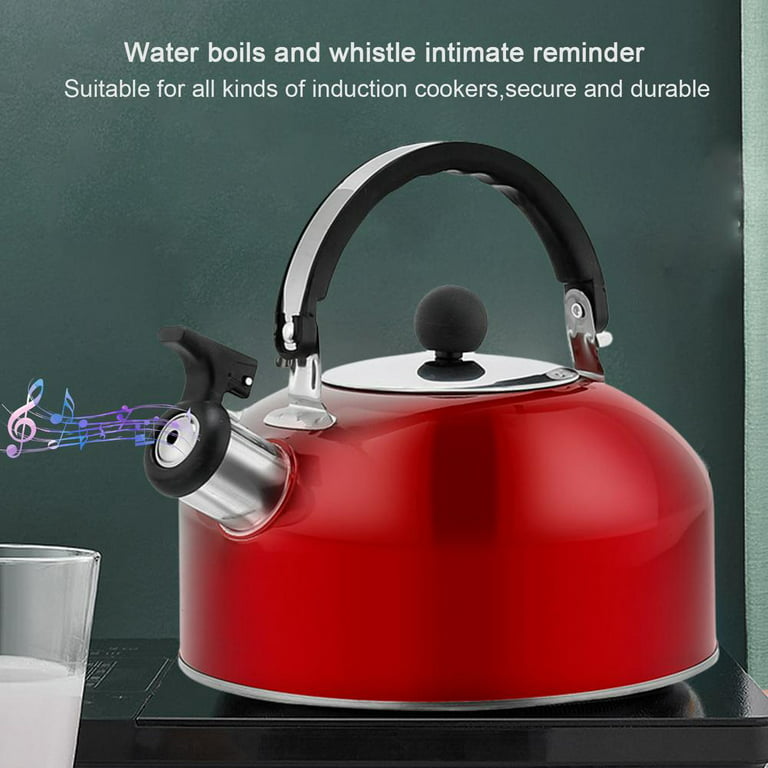 Induction Kettle Whistling Tea Kettle Whistling Stove Top Tea Kettle  Camping Kettles for Boiling Water Suitable for Induction Cooker Gas Stove  for