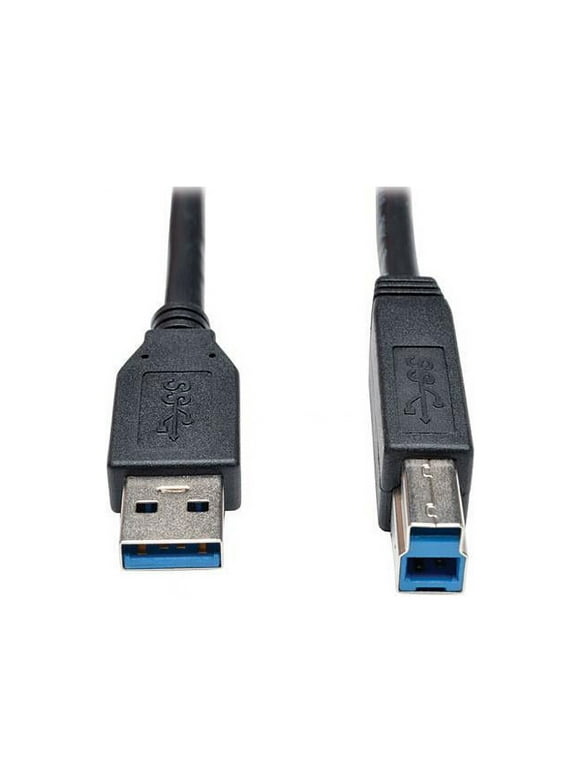 Tripp Lite U322-010-BK USB 3.0 SuperSpeed Device Cable (AB M/M) Black,10 ft.