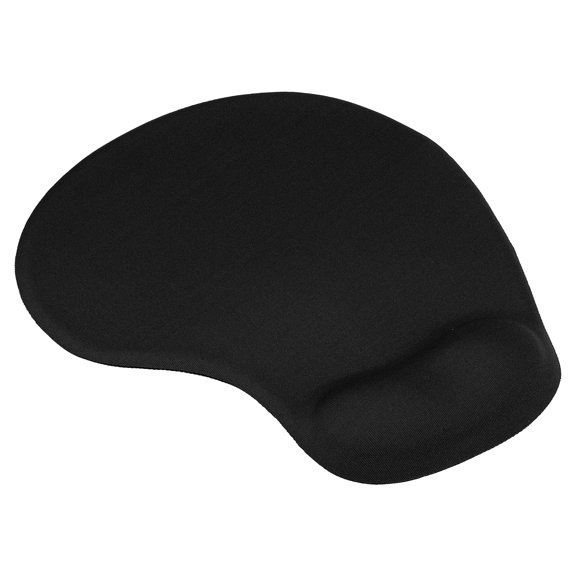 Uxcell Gel Mouse Pad with Wrist Rest Ergonomic Mouse Pad Comfortable Memory Foam Non-Slip Base Soft, Black