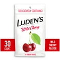 thumbnail image 3 of (6 pack) Luden's Sore Throat Drops, For Minor Sore Throat Relief, Wild Cherry, 30 Count, 3 of 16