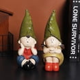 thumbnail image 3 of Elfos Pensando Niños Jardín Resina Adornos Artesanía Decoración-c, 3 of 5