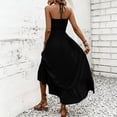 thumbnail image 6 of Enjoytime Women's Boho Floral Long Maxi Party Dress Summer Wedding Guest Off The Shoulder V Neck Loose Flowy Dresses Pleated Elegant Dresses for Women, 6 of 6
