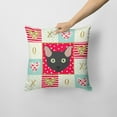thumbnail image 2 of Carolines Treasures CK5131PW1414 Mandalay Cat Love Fabric Decorative Pillow  14Hx14W multicolor, 2 of 4