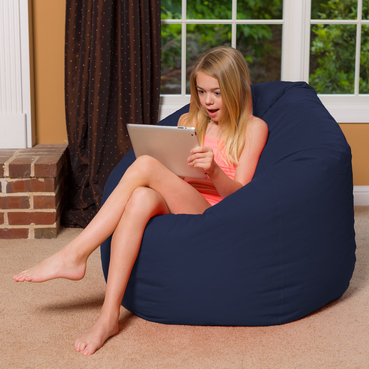 Soccer bean online bag chair adults