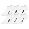 thumbnail image 1 of HUDDLE Calcetines sneaker unisex, pack de 6 - Basic, logo, Sneaker, calcetines deportivos, color liso Blanco 43-46, 1 of 3