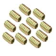 thumbnail image 2 of simhoa 10pcs Furniture Nut Zinc Plated Carbon Fastener Socket Hex Socket Control Socket M8*20, 2 of 8