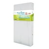 LA Baby Natural Triple Zone 2-in-1 Soy Foam Crib Mattress with Blended Organic Cotton Cover - White