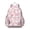 White Dogs, variant on White Dogs and Flowers Backpack for School,Cute School Bag,Schoolbag with Adjustable Shoulder Straps & Padded Back,13.4"x11"x4.7"
