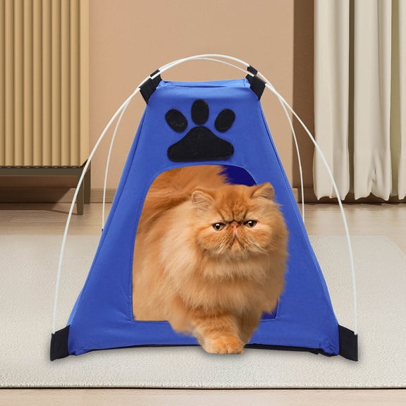 NICERIO Blue Cooling Pet Tent Breathable Indoor Dog House Comfortable Sleep