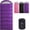 Purple, variant on XXL Sleeping Bag for Adults Lightweight 41-59?, 3-4   Camping Sleeping Bag with Compression Sack for Backpacking Hiking