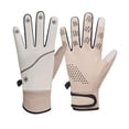 thumbnail image 4 of Guantes de Invierno para Mujer, Guantes de Esquí para Nieve, Pantalla Táctil, Impermeables, Cómodos Guantes de Ciclismo Al Aire Libre, Cálida Beige Negro DYNWAVEMX Guantes de invierno, 4 of 8