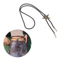 thumbnail image 2 of SIEYIO Boho Woven Chain Necklace Vintage Star Buckle Choker Necklace Adjustable, 2 of 18