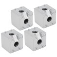 thumbnail image 1 of Bloque de Conexión ANGGREK ángulo Recto Conector de Montaje de Perfiles de Aluminio 4 Piezas, 1 of 7