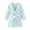 Light blue, variant on Girls Robes, Plush Soft Coral Fleece Animal Print Hooded Bathrobe Kids Boys White 4-5 Years