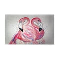 thumbnail image 1 of Betsy Drake DM636G Tapis de Porte Flamants Roses - 30 x 50 Po., 1 of 1