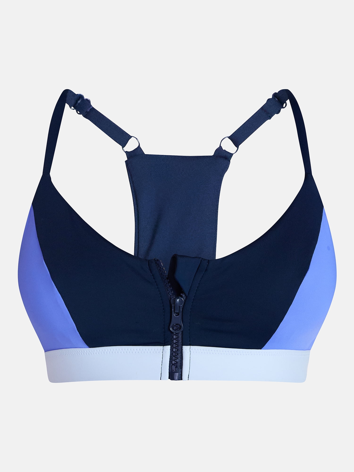 Ozark Trail Women's and Women's Plus Size Zip Front Swim Top, Sizes XS-1X