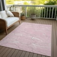 thumbnail image 6 of Addison Rugs Chantille Indoor/Outdoor Transitional Lines Pink Washable Rectangle Rug, 9' x 12', 6 of 6