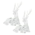 thumbnail image 6 of LOLIPPYY 2Pcs Transparent Acrylic Deer Statue Christmas Table Centerpiece Reindeer Decor, 6 of 7