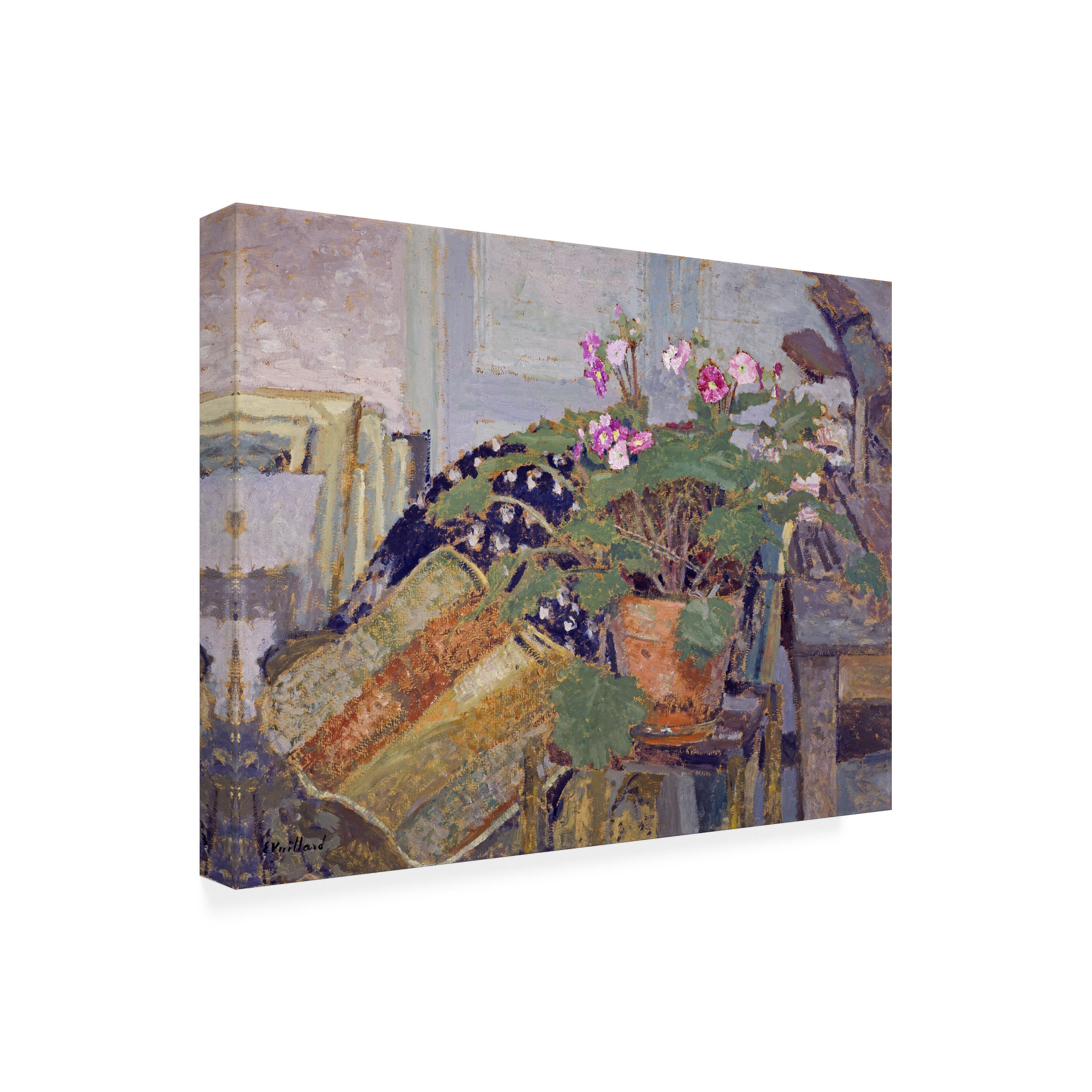 Edouard Vuillard 'Pot of Flowers' Canvas Art
