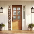 thumbnail image 3 of TX USA 72in 'This Home is Protected by God and Guns'   Foldable Wooden Front Door & Porch Sign  Bold Home Security Statement  Brown, 3 of 7