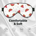 thumbnail image 5 of Uemuo Hand Drawn Watermelon Pattern Sleep Eye Mask - Light Blocking Sleep Mask Blocking Out Light Perfectly, Soft and Comfortable Night Eye Mask, Eye Blinder, 5 of 7