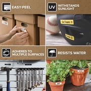 DYMO D1 Labels, 1/2-Inch x 23-Foot Roll, Black Print on White, Self-Adhesive, For LabelManager Label Makers