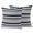 Navy blue, brown, gray, variant on Outdoor Pillow Covers 20x20 Set of 2, Khaki Striped Waterproof Patio Throw Pillow Covers for Couch Sofa Chair, Navy Blue Farmhouse Stripes Modern Abstract Art Decorative Pillowcases for Throw Pillows