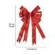 thumbnail image 3 of Adorno Navideño de Lazo | Colgante Rojo para Árbol de Navidad | Lazo Reutilizable con Marco de Acero Resistente a La Decoloración para Envolver Regalos | Decoración Navideña para Interiores y Exterio, 3 of 6