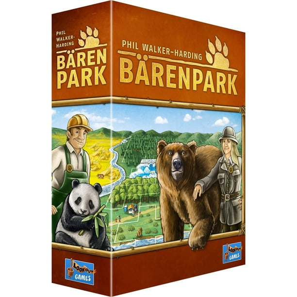 Juego de mesa Brenpark | Juego de estrategia de colocación de fichas | Divertido juego de rompecabezas con temática de animales del zoológico para adultos y niños | Edades 8 | 2-4 jugadores | Tiempo d