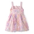 thumbnail image 3 of The Children's Place Girls Sleeveless Rainbow Print Fit and Flare Dress, Sizes 4-16, 3 of 3