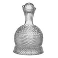 thumbnail image 4 of DOMELAY Red Decanter Carafe with Stopper Empty Cabernet Decanter Glass, 4 of 9