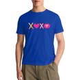 thumbnail image 3 of Teacher Valentines Shirt for Women Teacher T-shirts, Valentines Day Shirt Casual Love Heart T-shirt Gift Tops, Blue S, 3 of 4