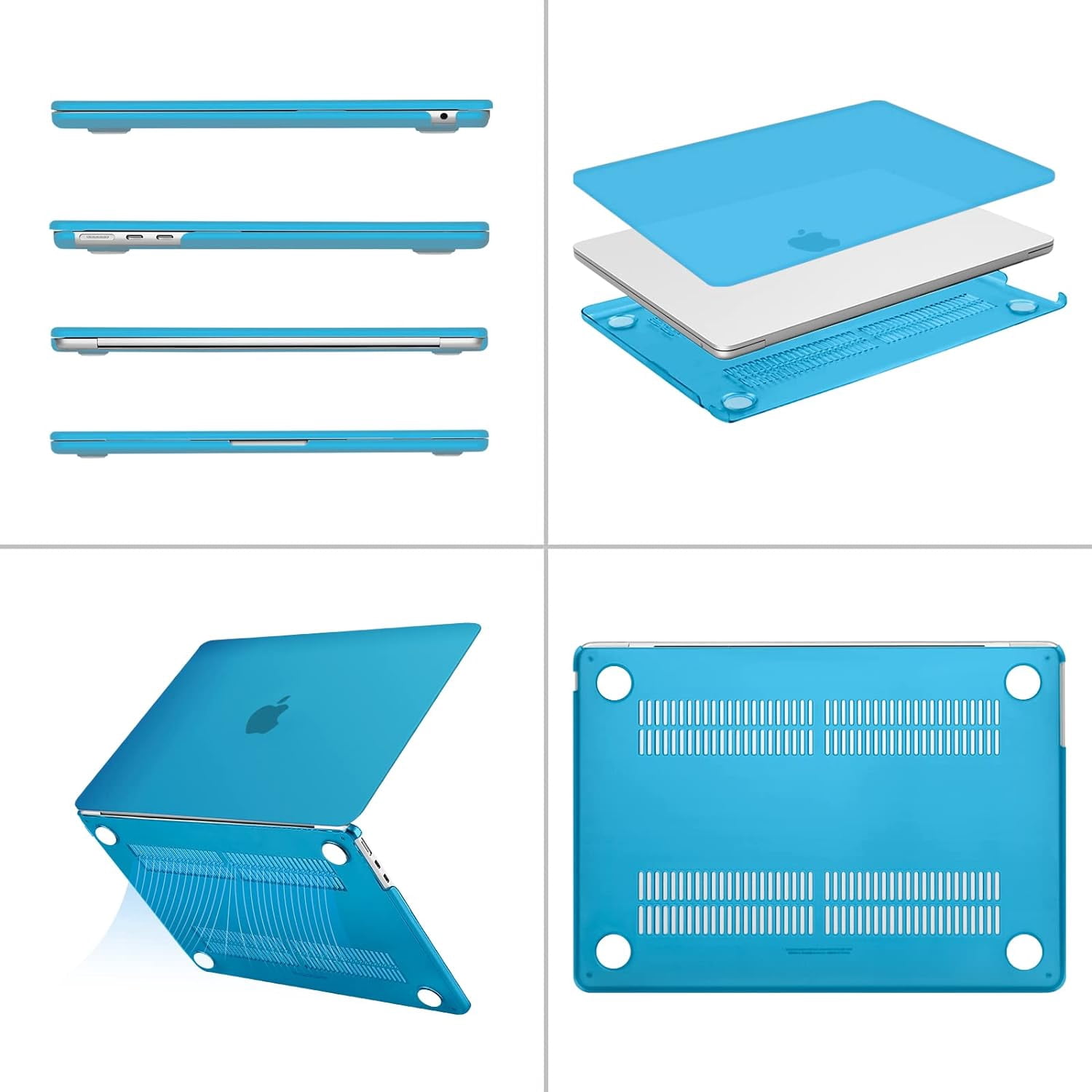 Coque De Protection MOSISO Pour MacBook Air 13,6 Pouces M2/M3/M4 (2022-2025) - Ultra Fine Et Antidérapante