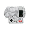 Skin Decal Wrap Compatible With Nintendo NES Classic Edition Gray Polygon