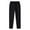 Black, variant on Admvng Mens Pants Fashion Drawstring Elastic Waist Solid Color Casual Sweat Length Pants S-3XL
